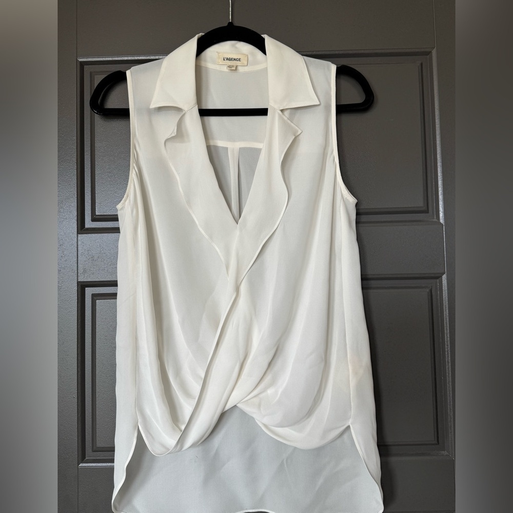 L’Agence White Tank, Size XS